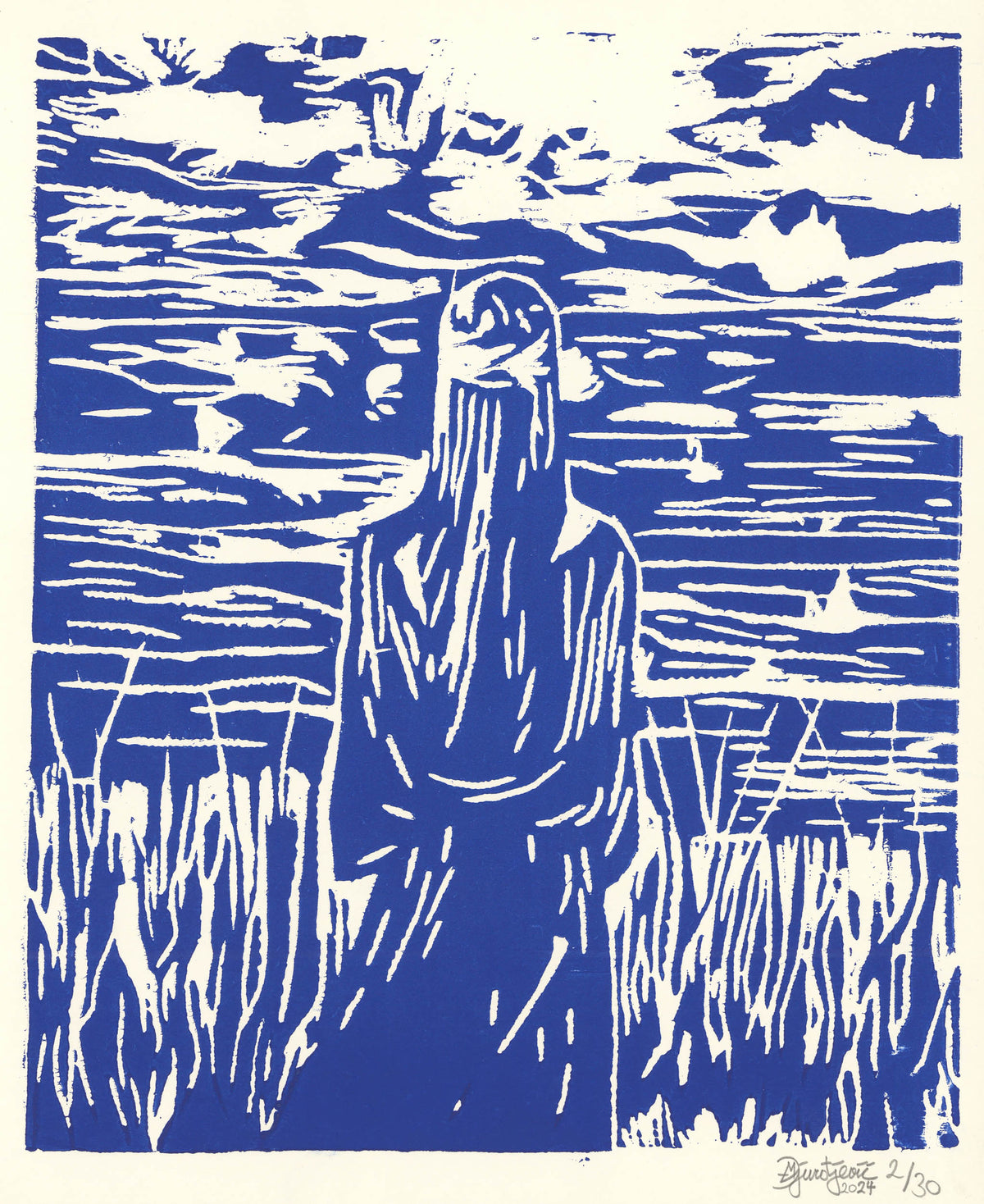 The Connection (woodcut)