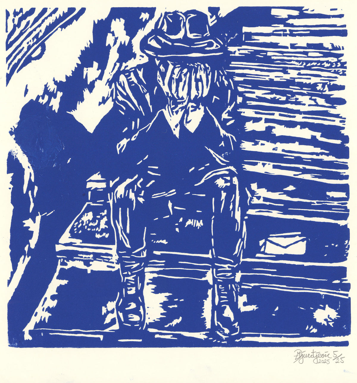 Destiny (woodcut)