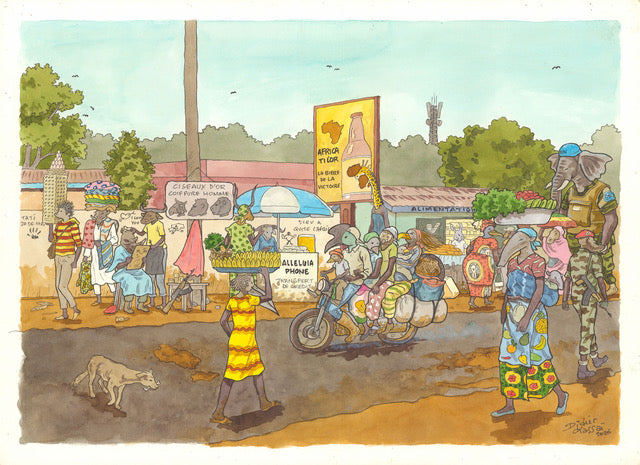 Street in Bangui